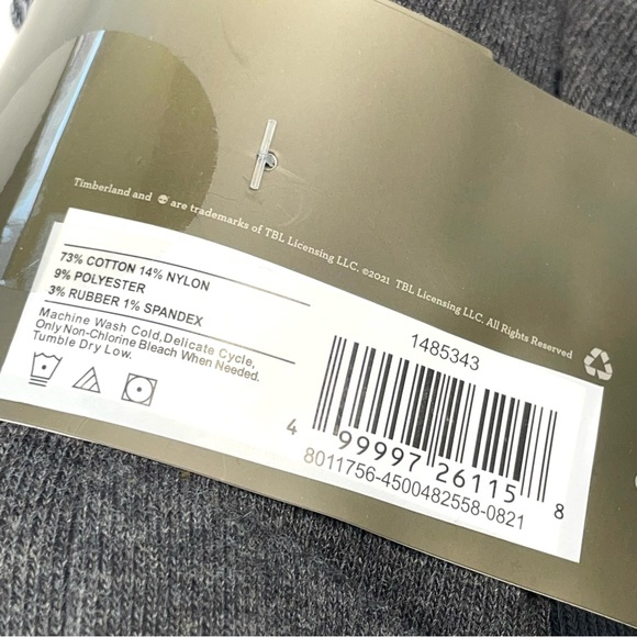 Timberland Men’s Cushioned Crew Socks Cotton Blend 10 Pairs Bundle Size 6-12 NWT - Picture 9 of 15